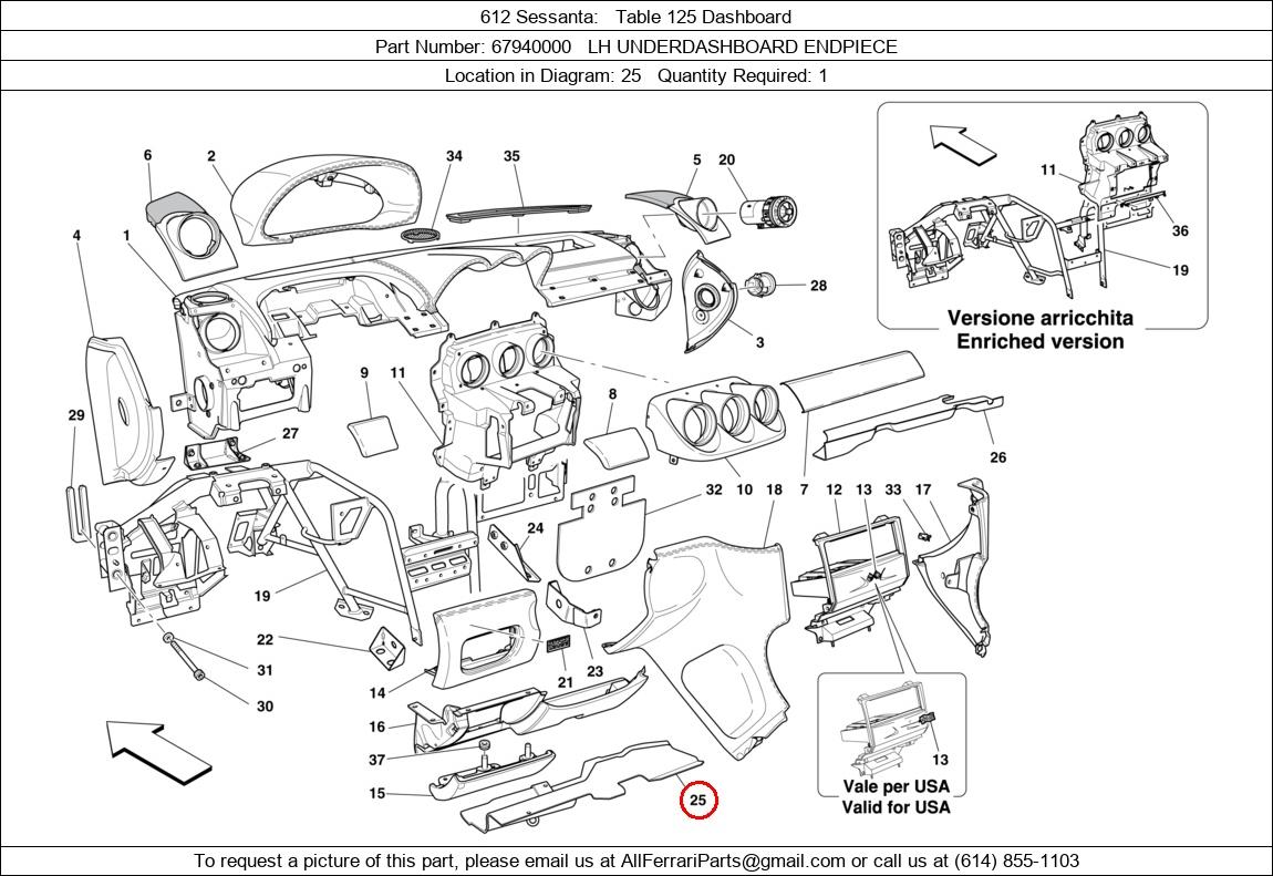 Ferrari Part 67940000