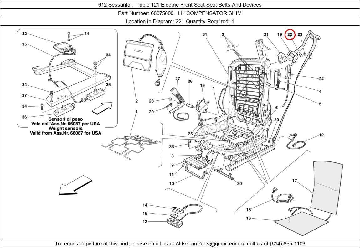 Ferrari Part 68075800