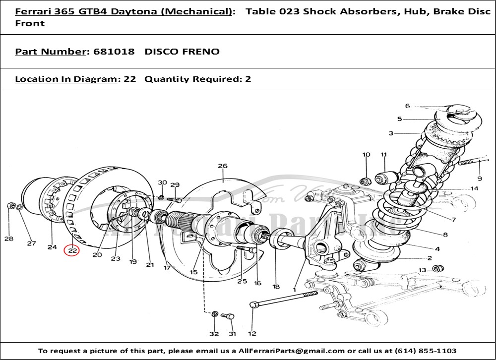 Ferrari Part 681018