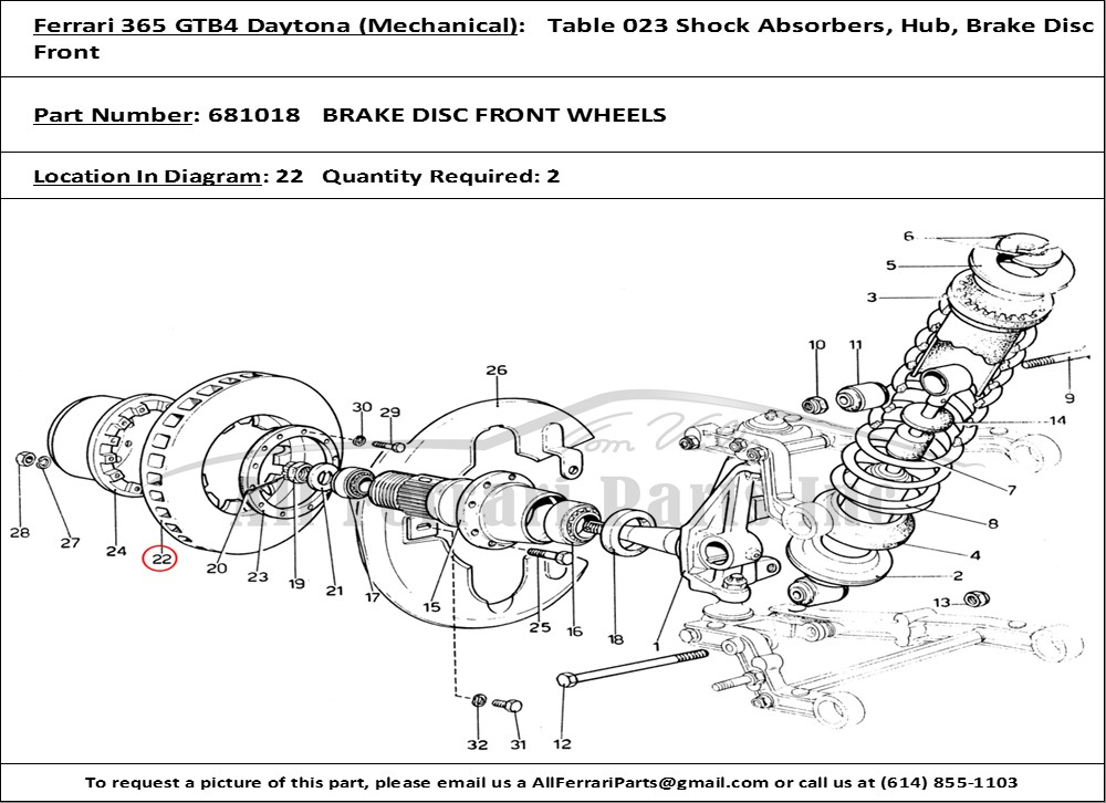 Ferrari Part 681018