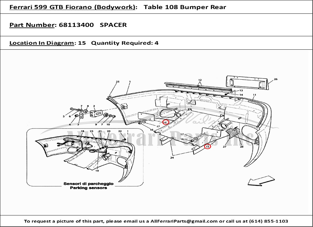 Ferrari Part 68113400