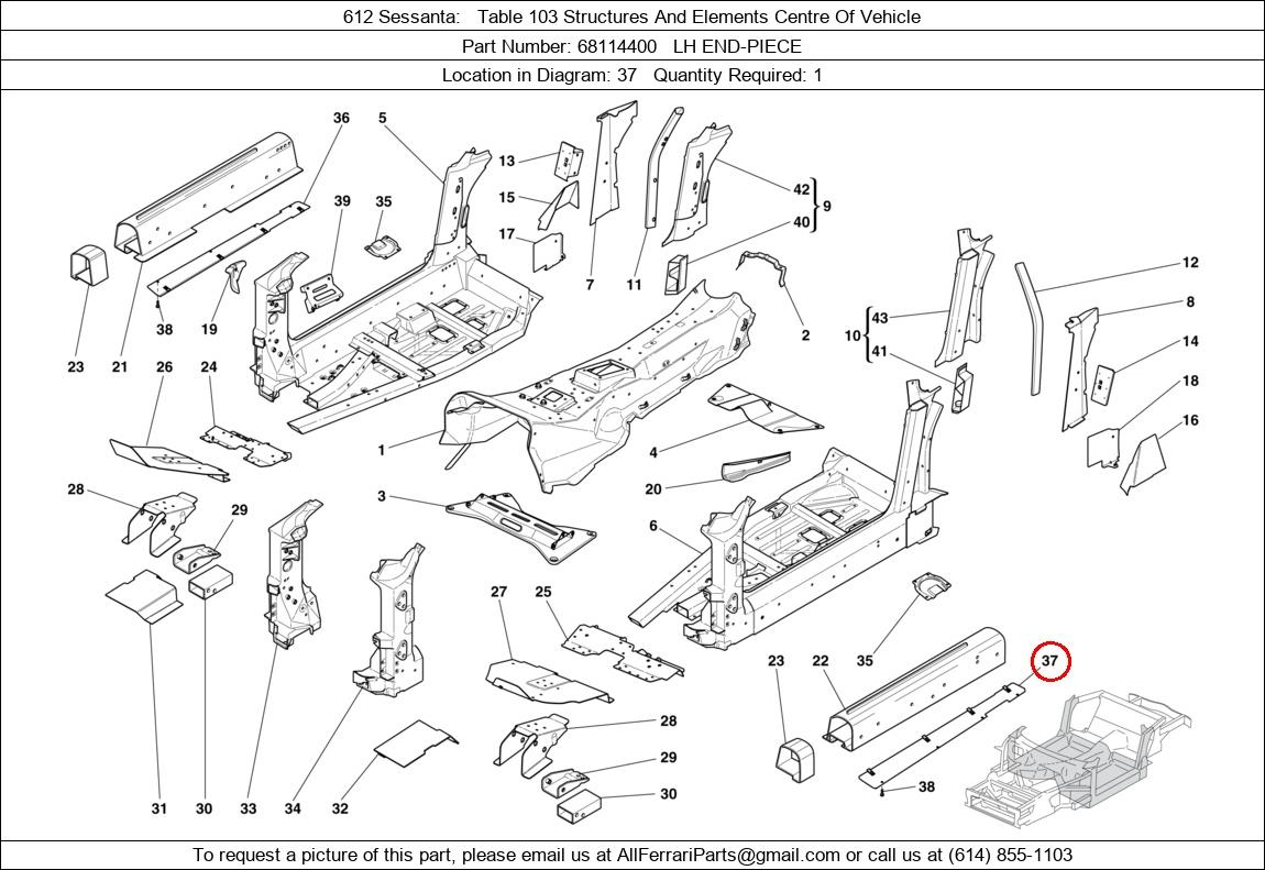 Ferrari Part 68114400