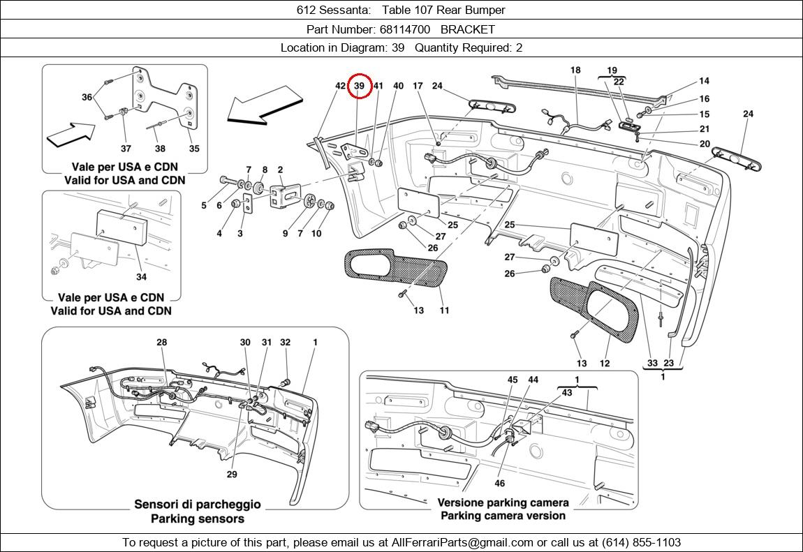 Ferrari Part 68114700