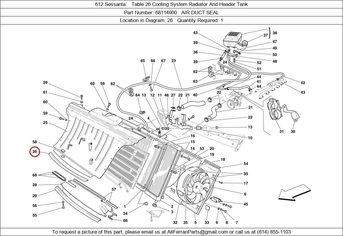 Ferrari Part 68114900