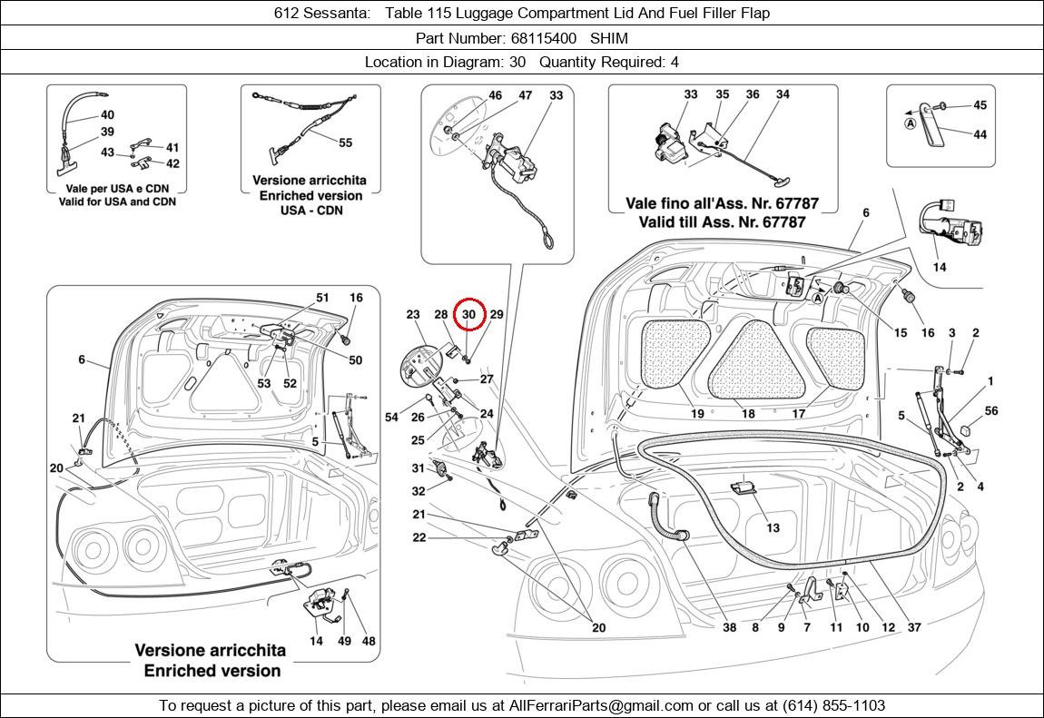 Ferrari Part 68115400