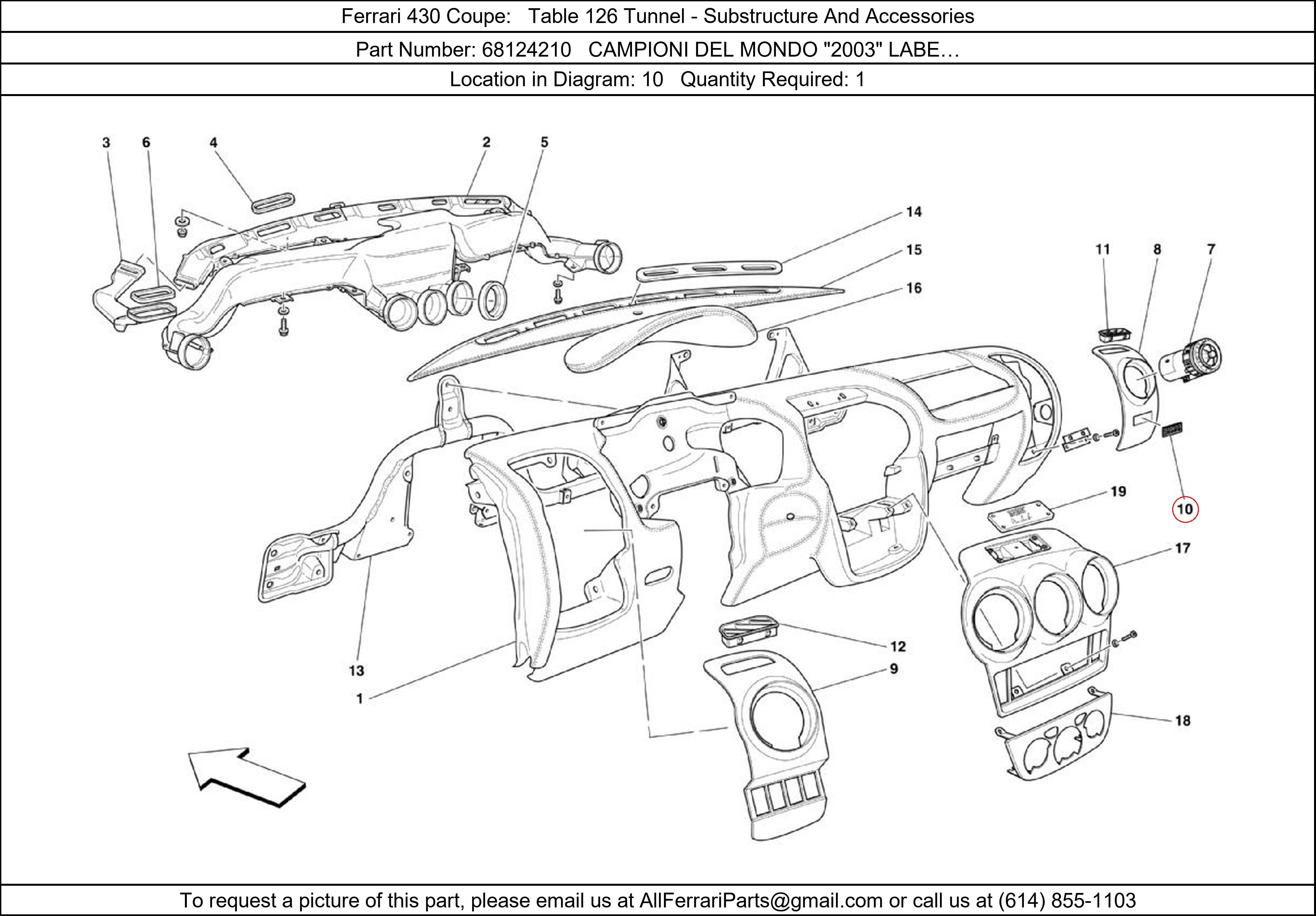 Ferrari Part 68124210