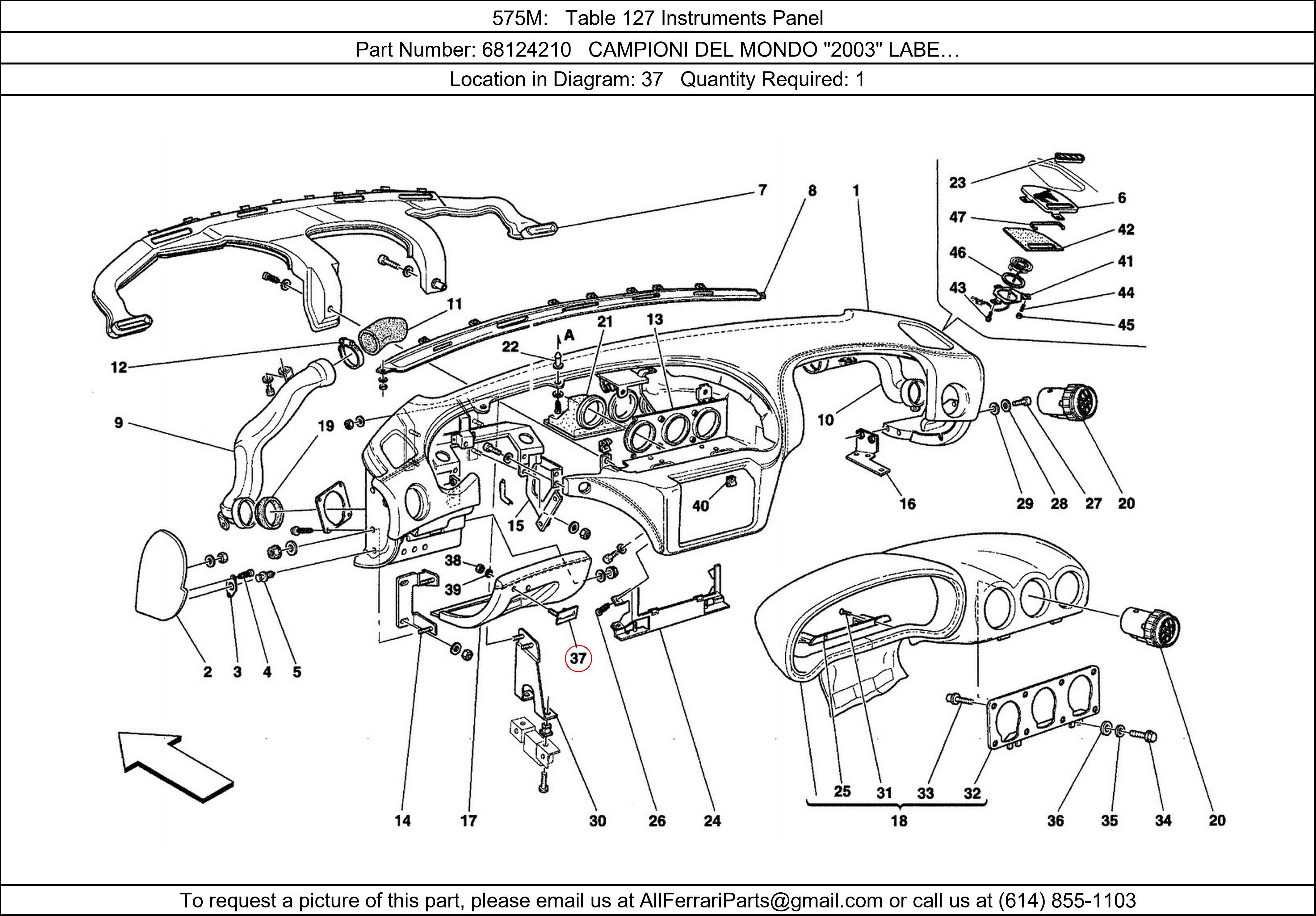 Ferrari Part 68124210