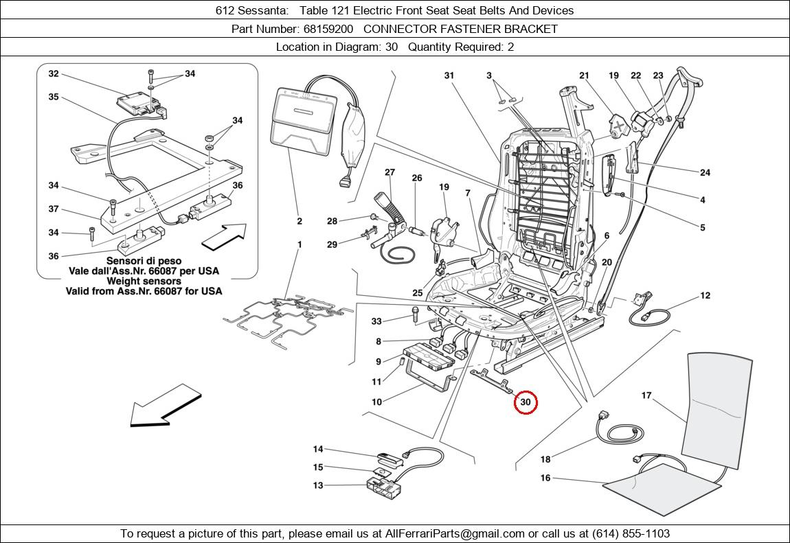 Ferrari Part 68159200