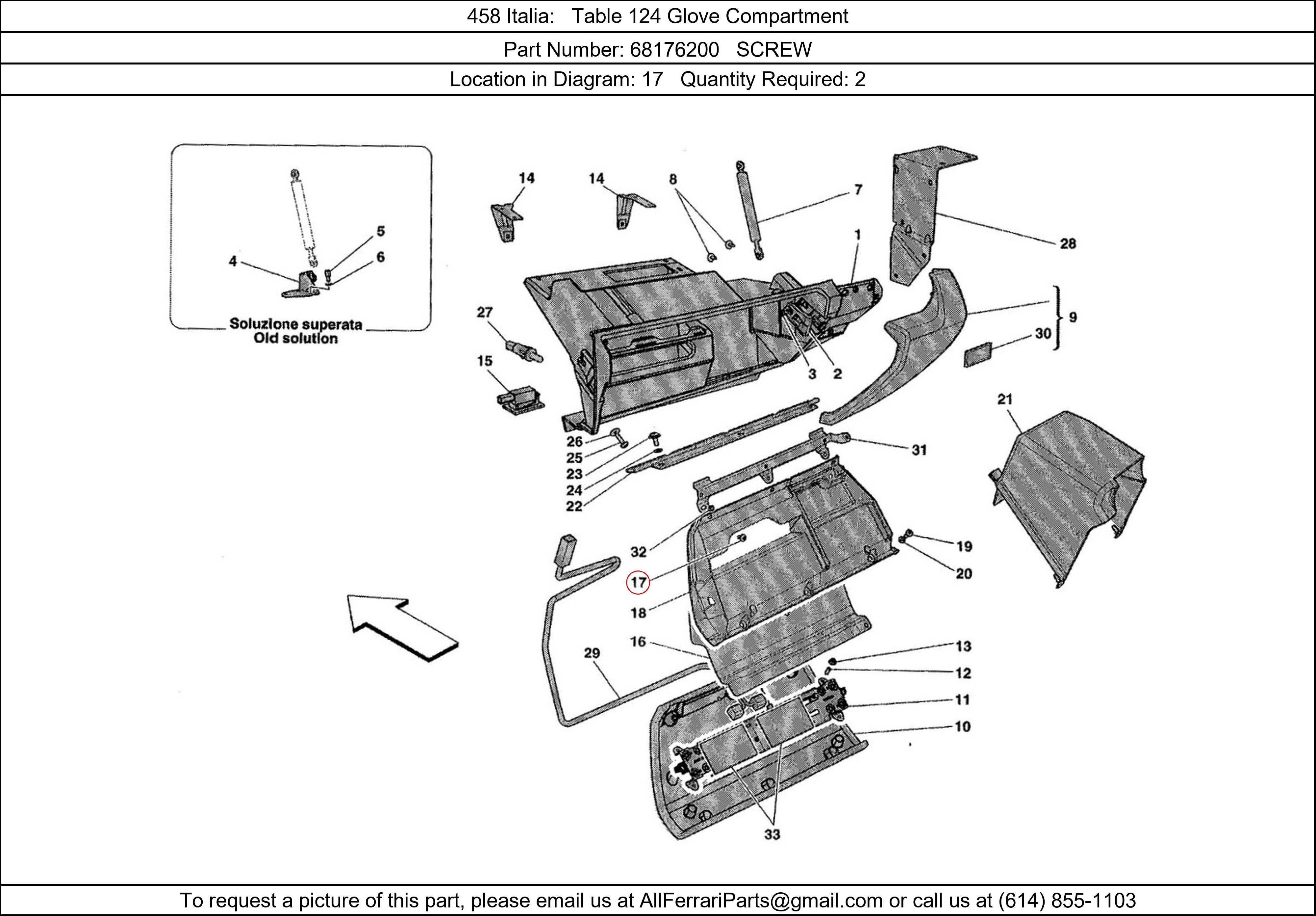 Ferrari Part 68176200