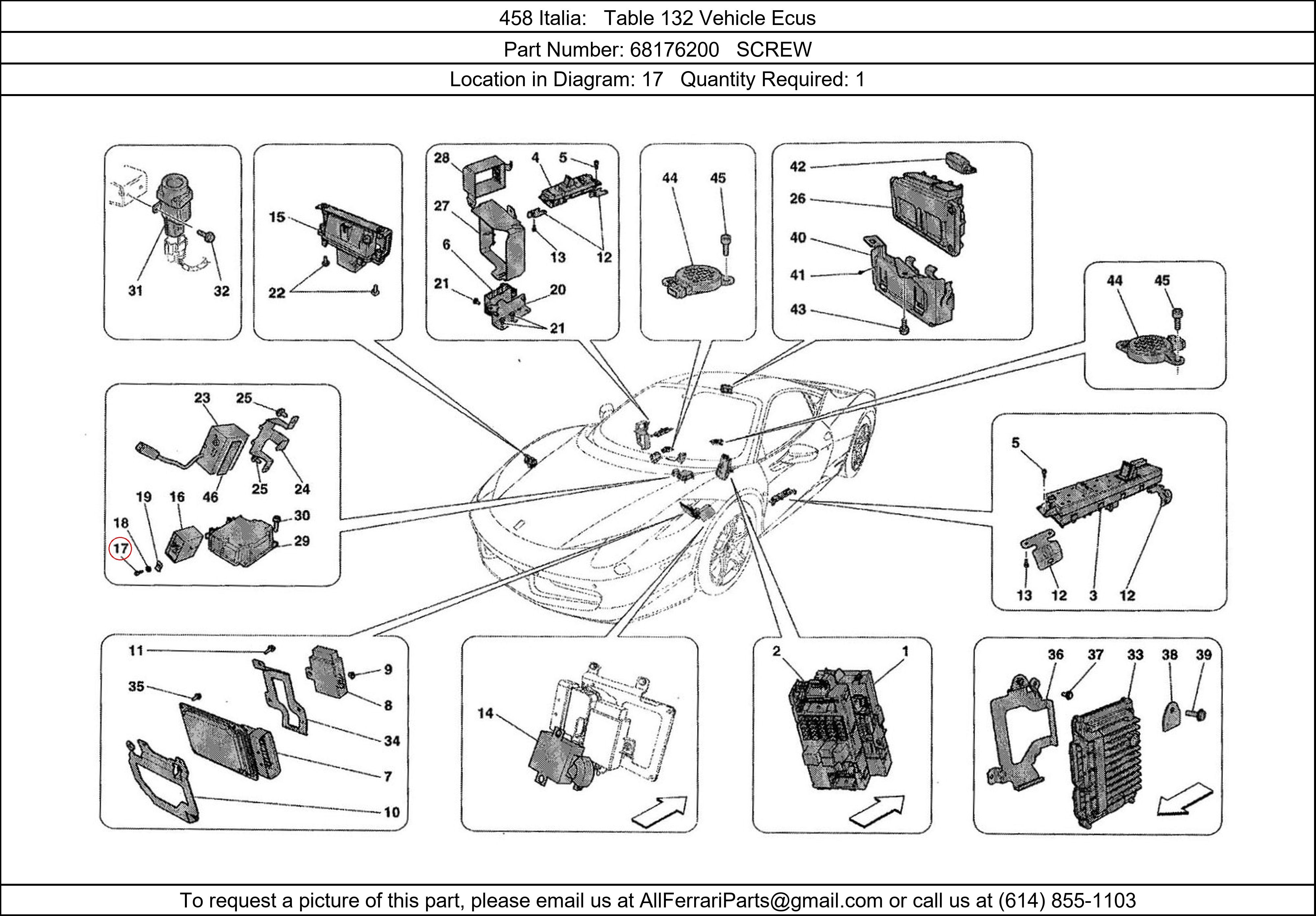 Ferrari Part 68176200