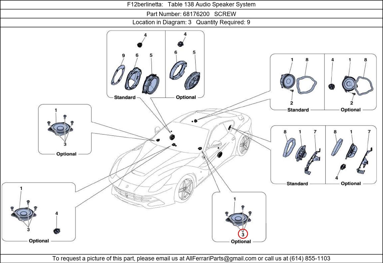 Ferrari Part 68176200