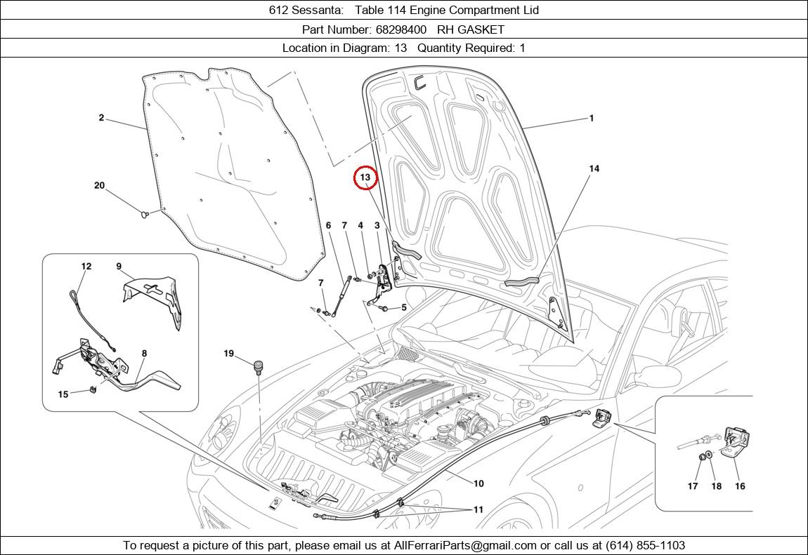Ferrari Part 68298400