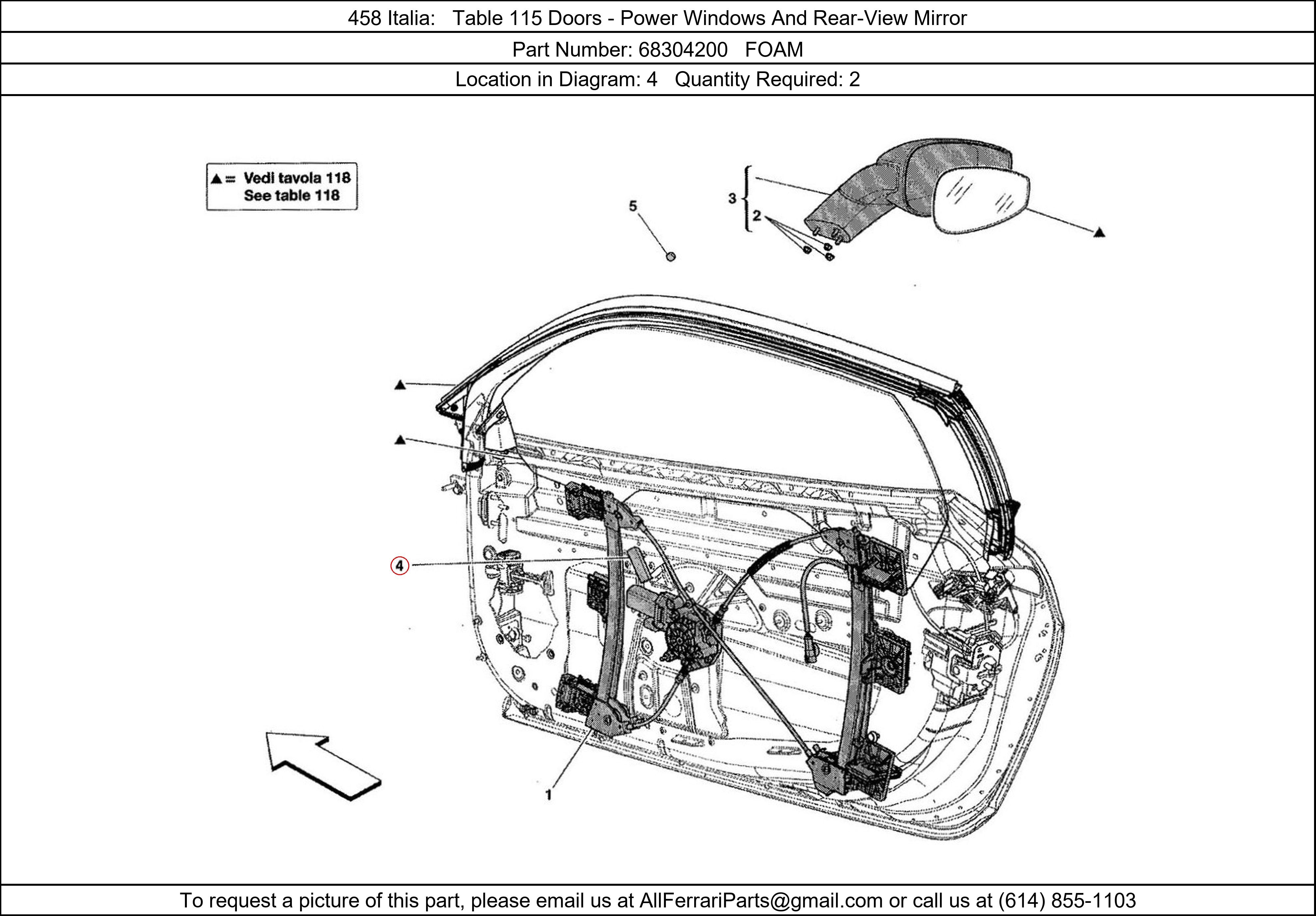 Ferrari Part 68304200