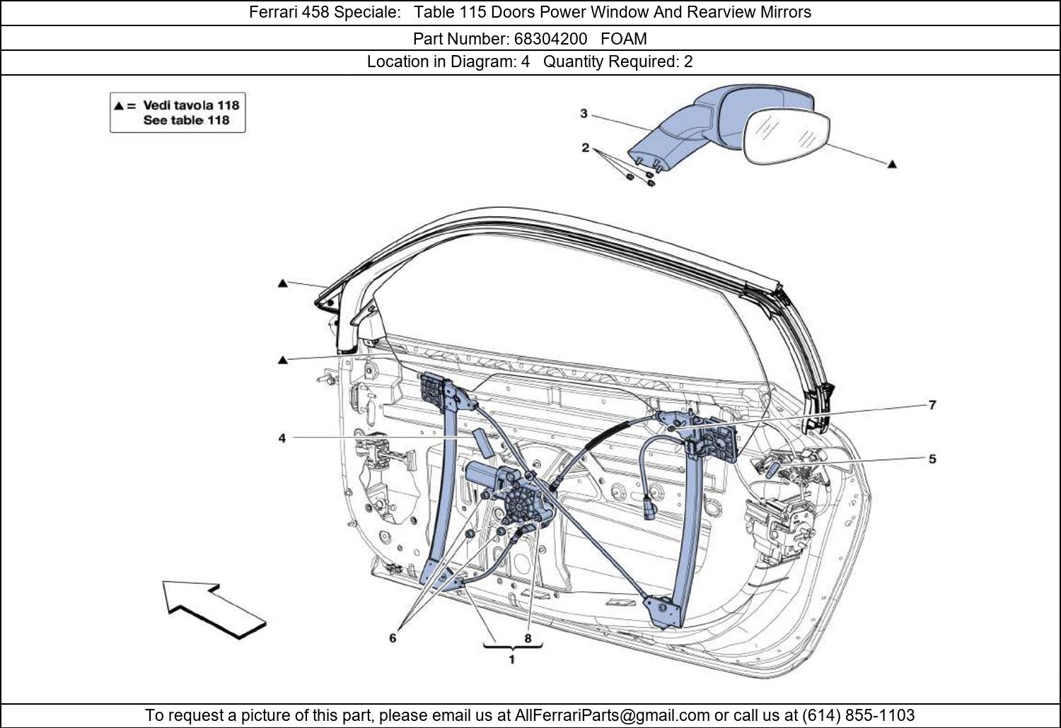 Ferrari Part 68304200