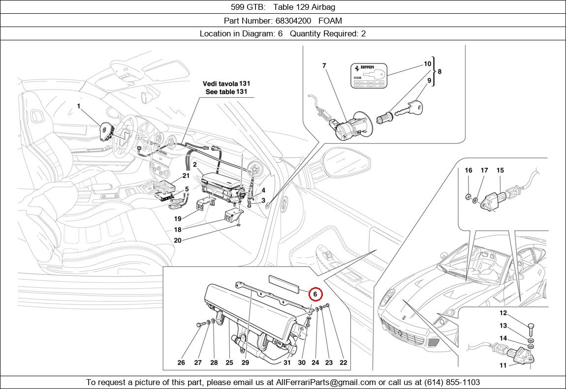 Ferrari Part 68304200