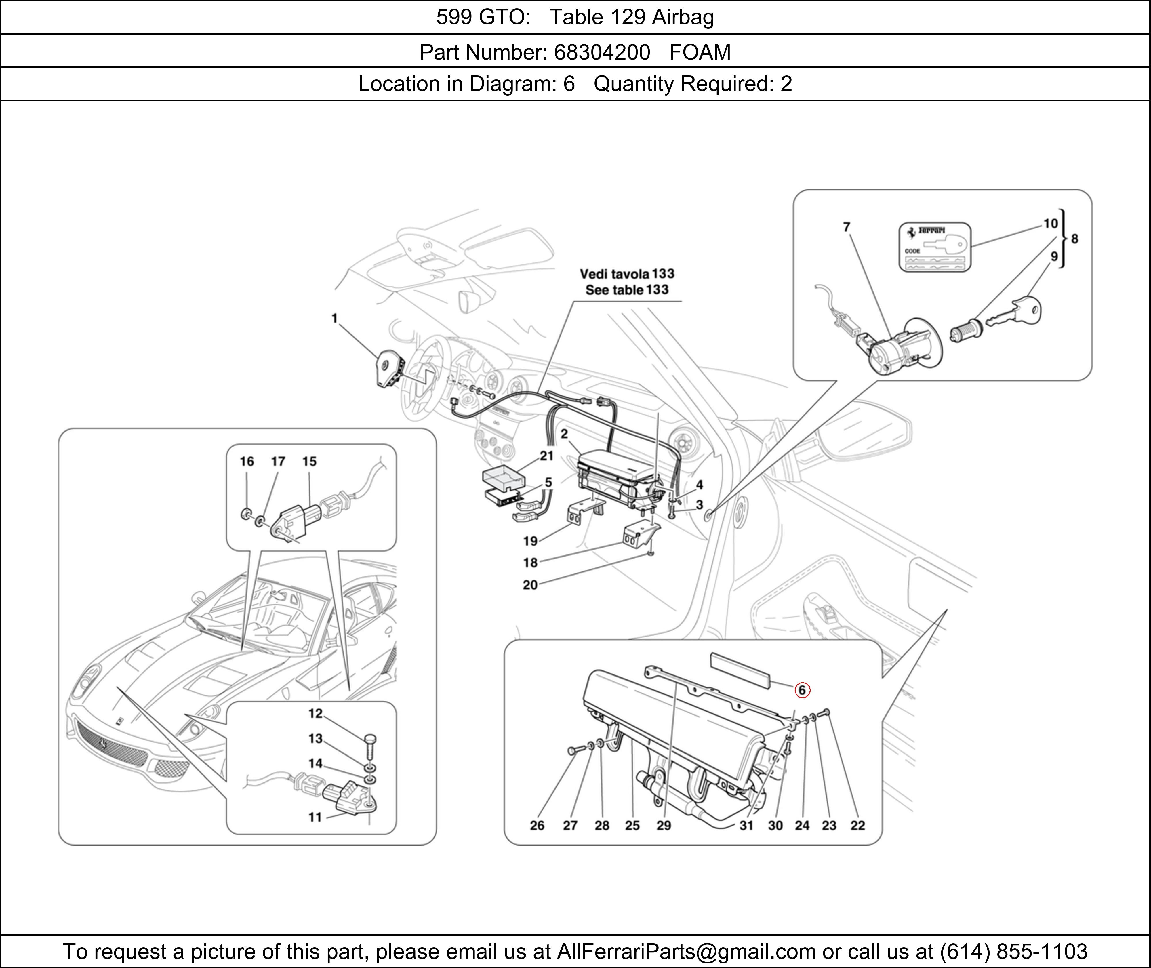 Ferrari Part 68304200