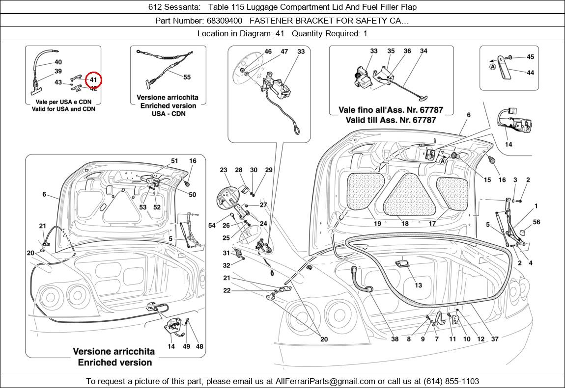 Ferrari Part 68309400