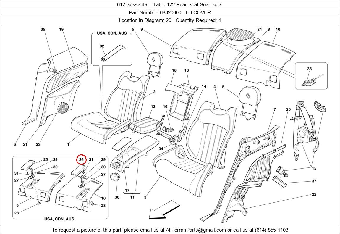 Ferrari Part 68320000