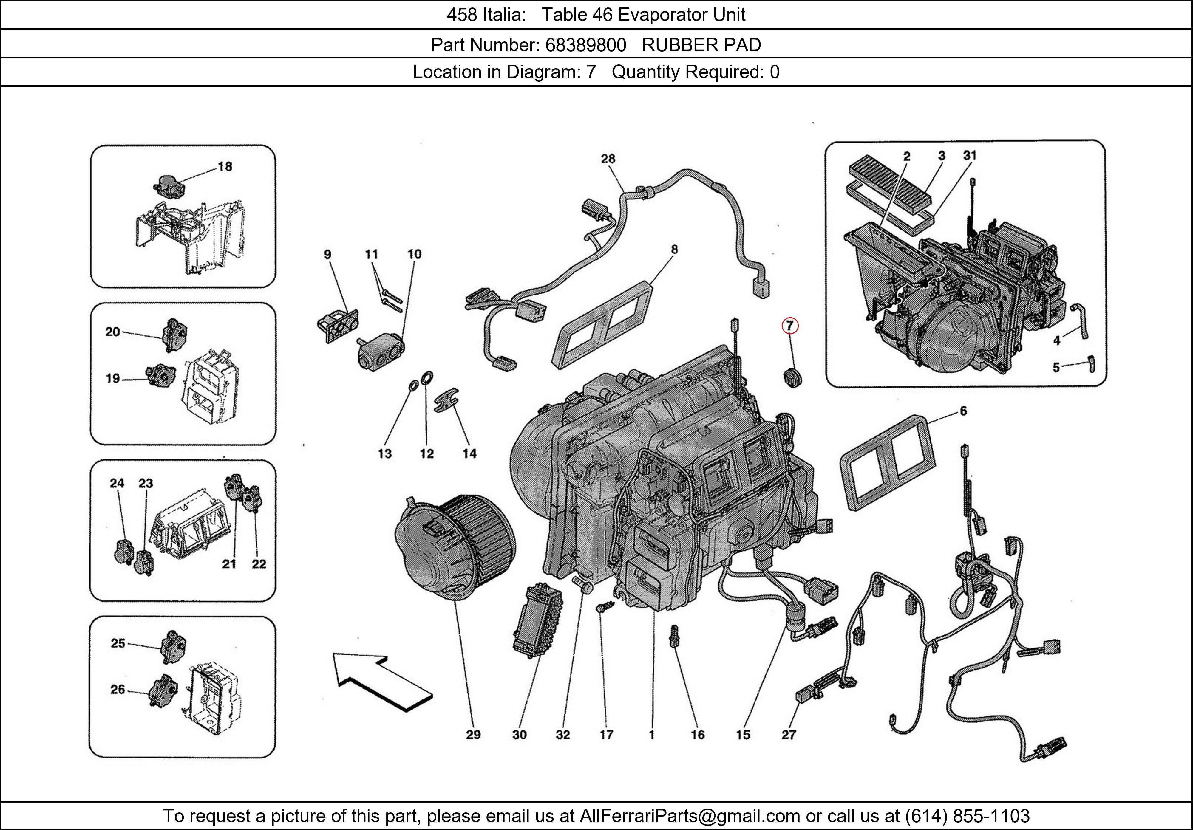 Ferrari Part 68389800