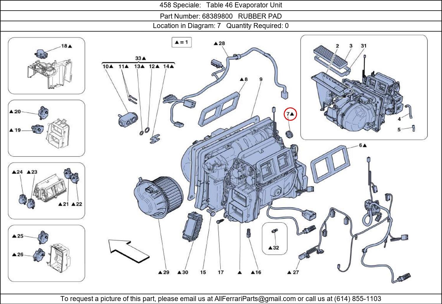 Ferrari Part 68389800