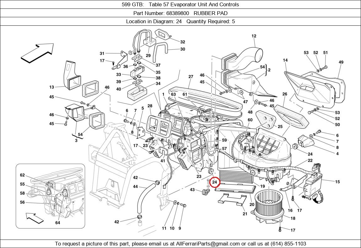 Ferrari Part 68389800