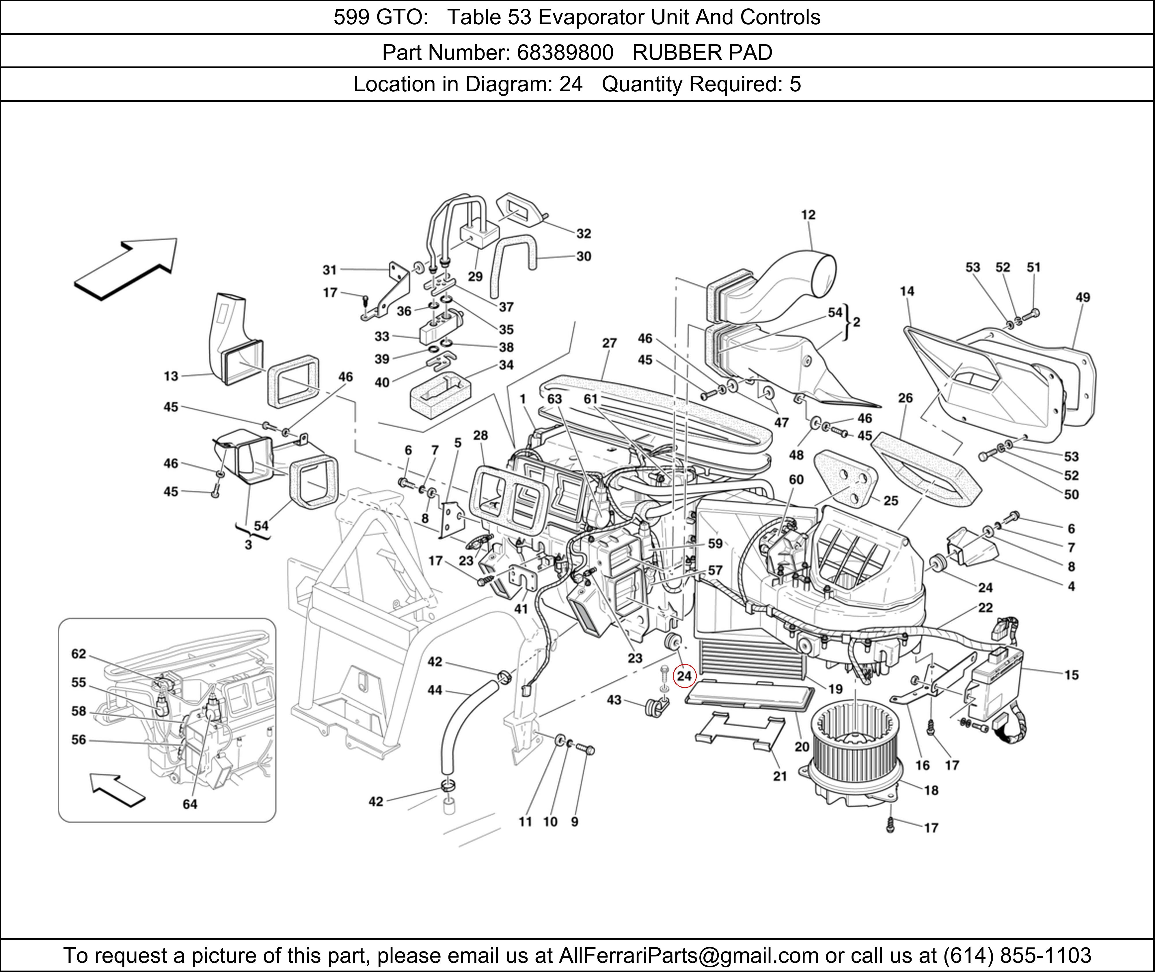 Ferrari Part 68389800