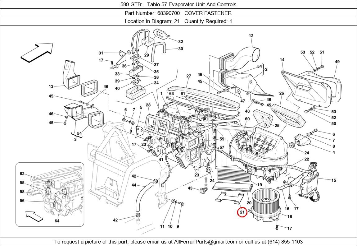 Ferrari Part 68390700