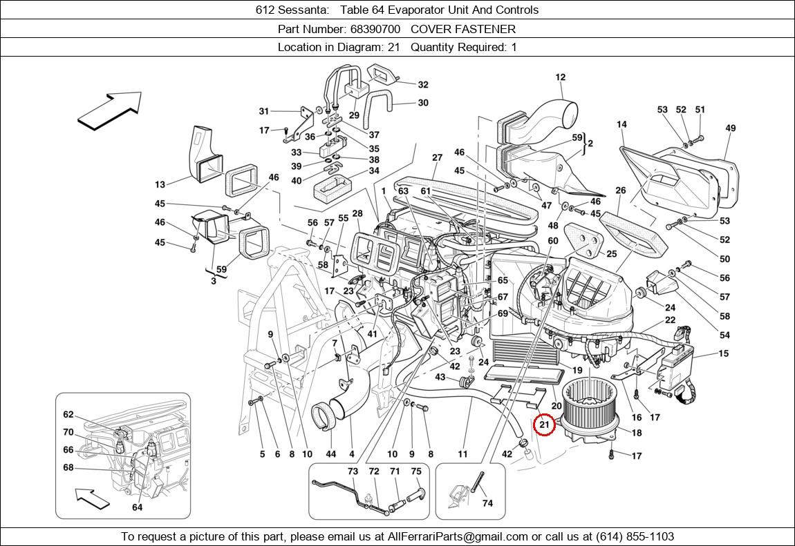 Ferrari Part 68390700