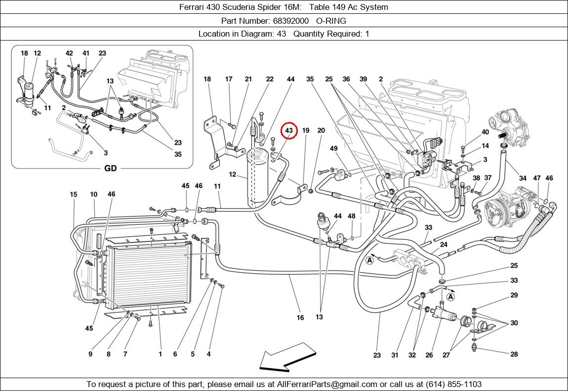 Ferrari Part 68392000