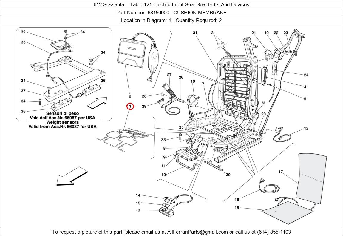 Ferrari Part 68450900