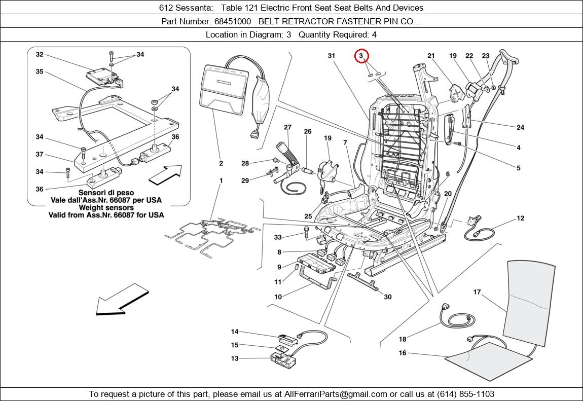 Ferrari Part 68451000