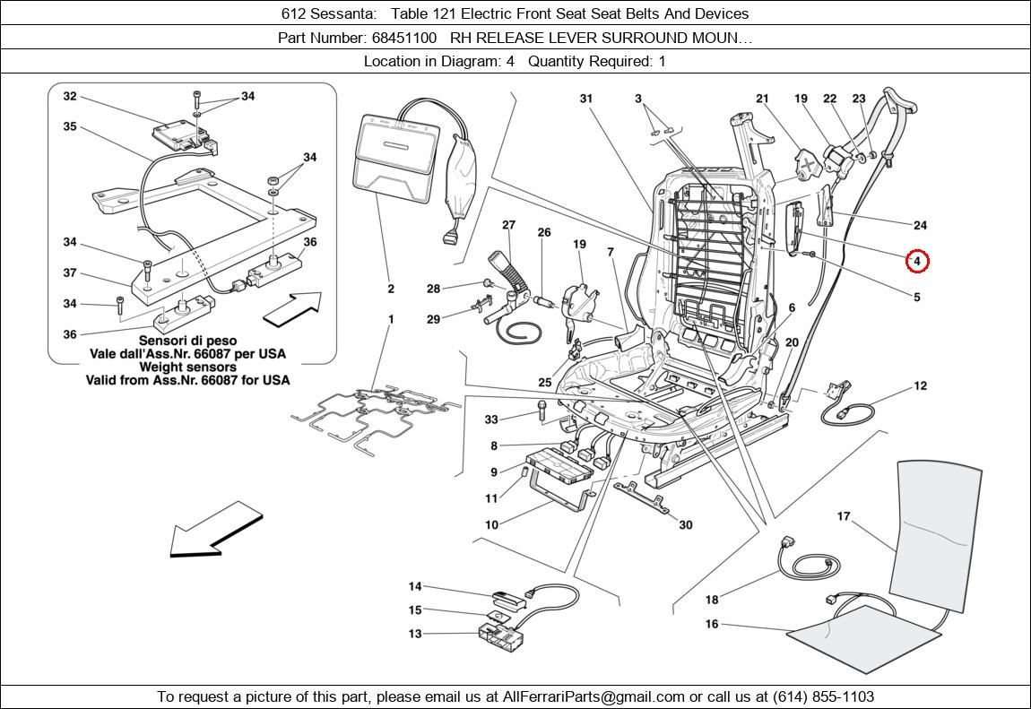 Ferrari Part 68451100