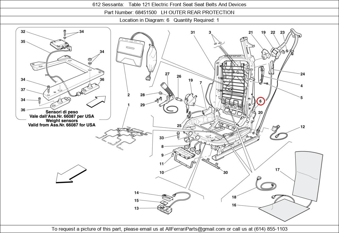 Ferrari Part 68451500