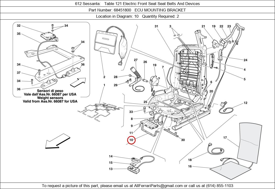 Ferrari Part 68451800