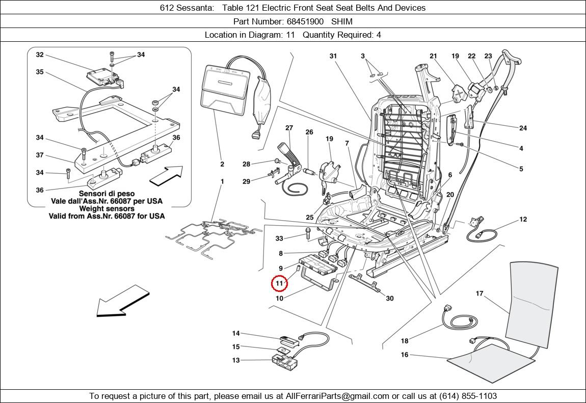 Ferrari Part 68451900