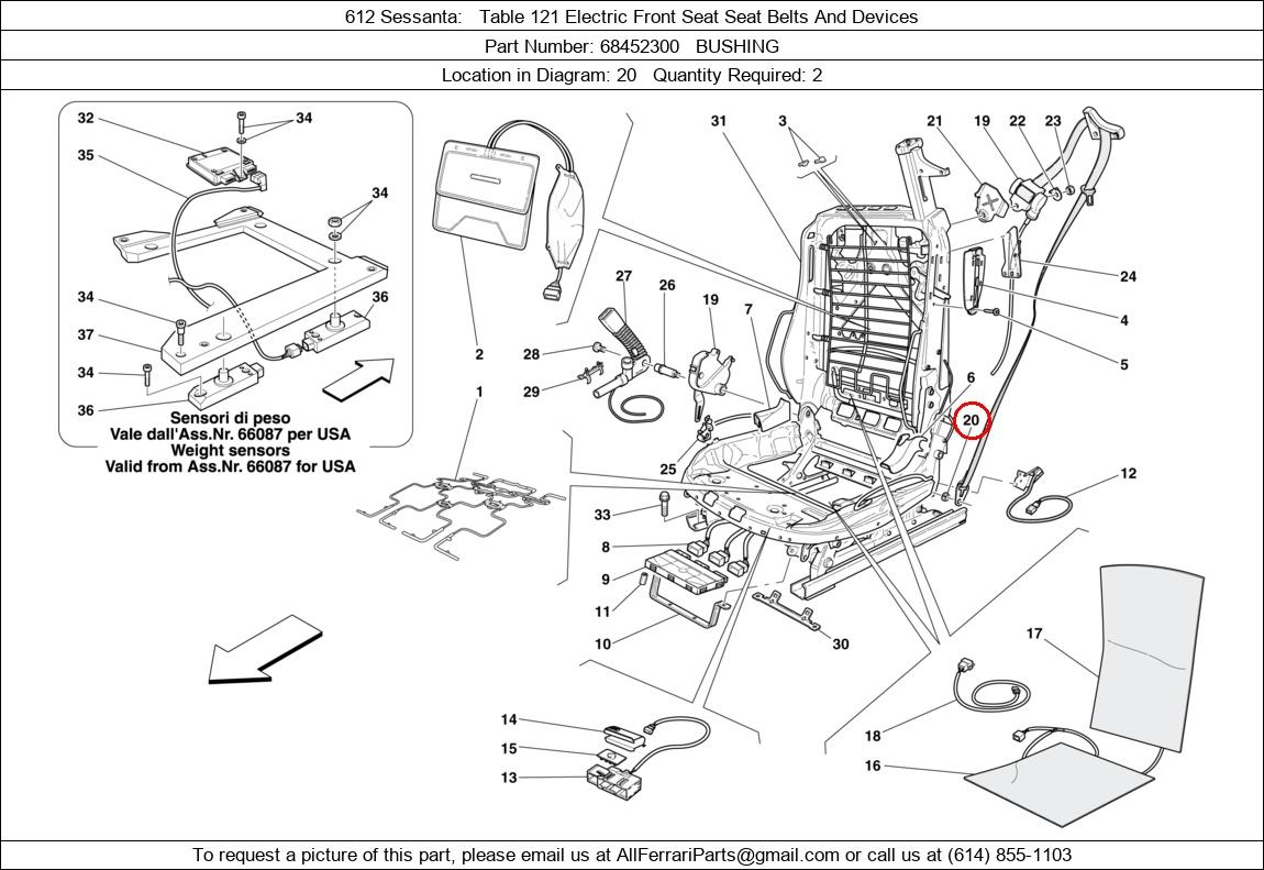 Ferrari Part 68452300
