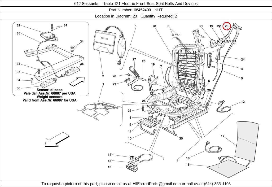 Ferrari Part 68452400