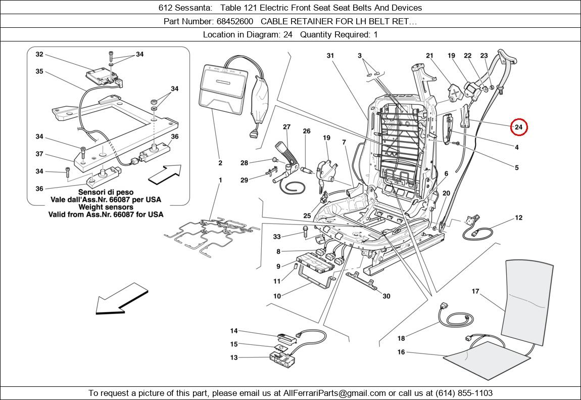 Ferrari Part 68452600