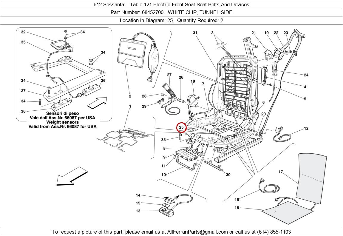 Ferrari Part 68452700
