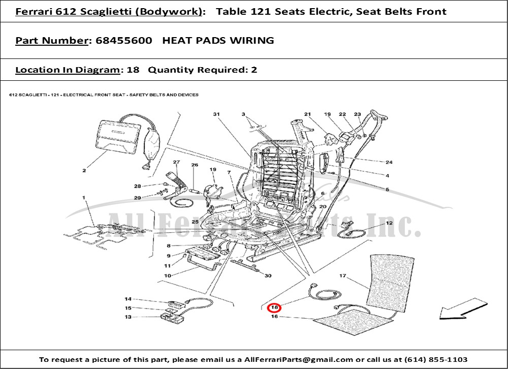 Ferrari Part 68455600