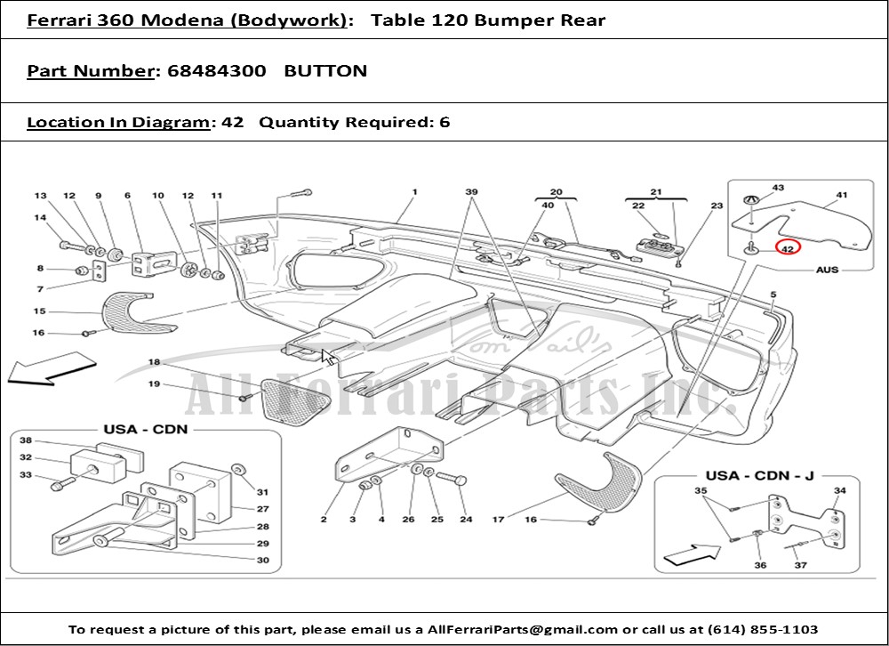 Ferrari Part 68484300