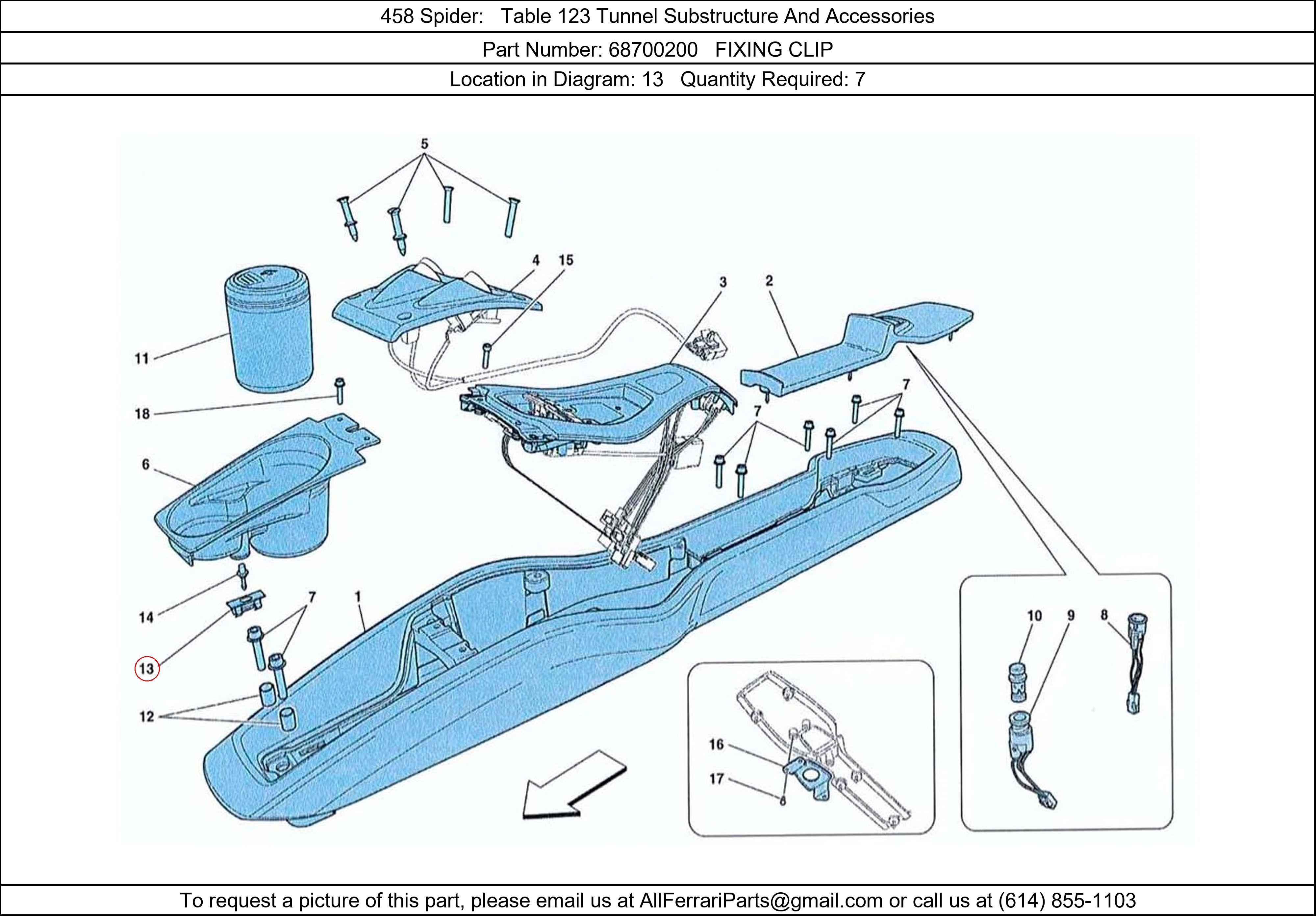 Ferrari Part 68700200