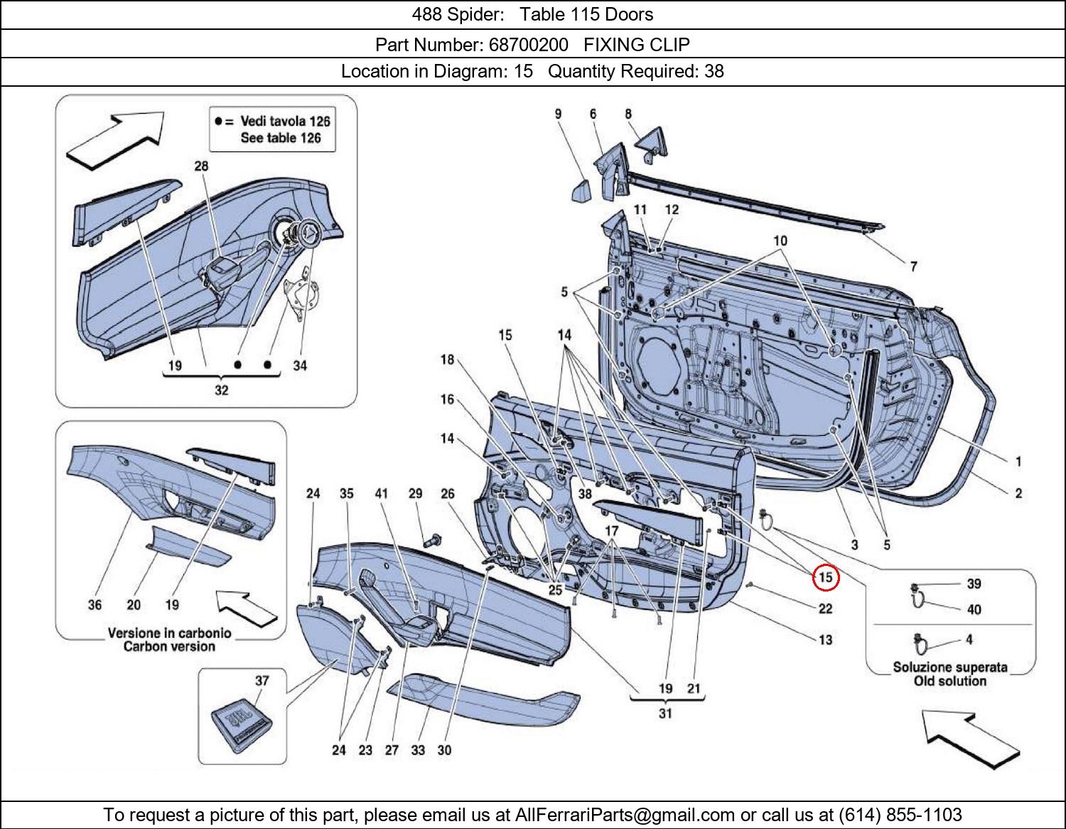 Ferrari Part 68700200