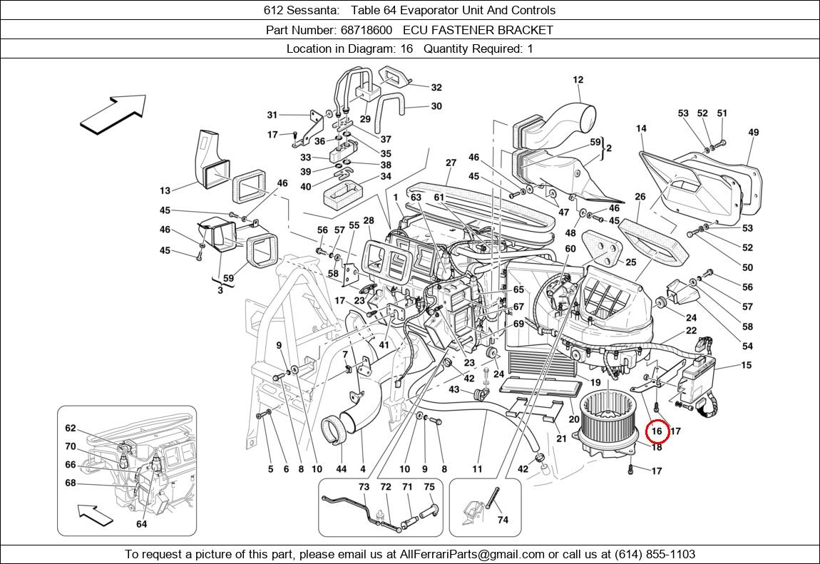 Ferrari Part 68718600