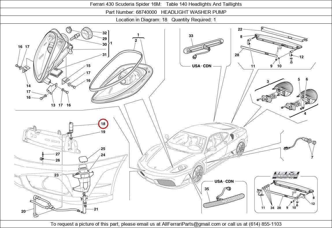 Ferrari Part 68740000