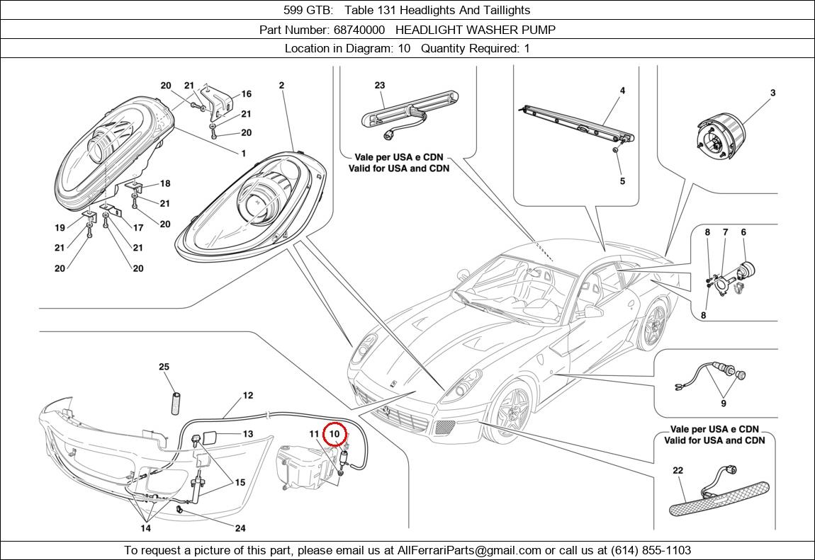 Ferrari Part 68740000