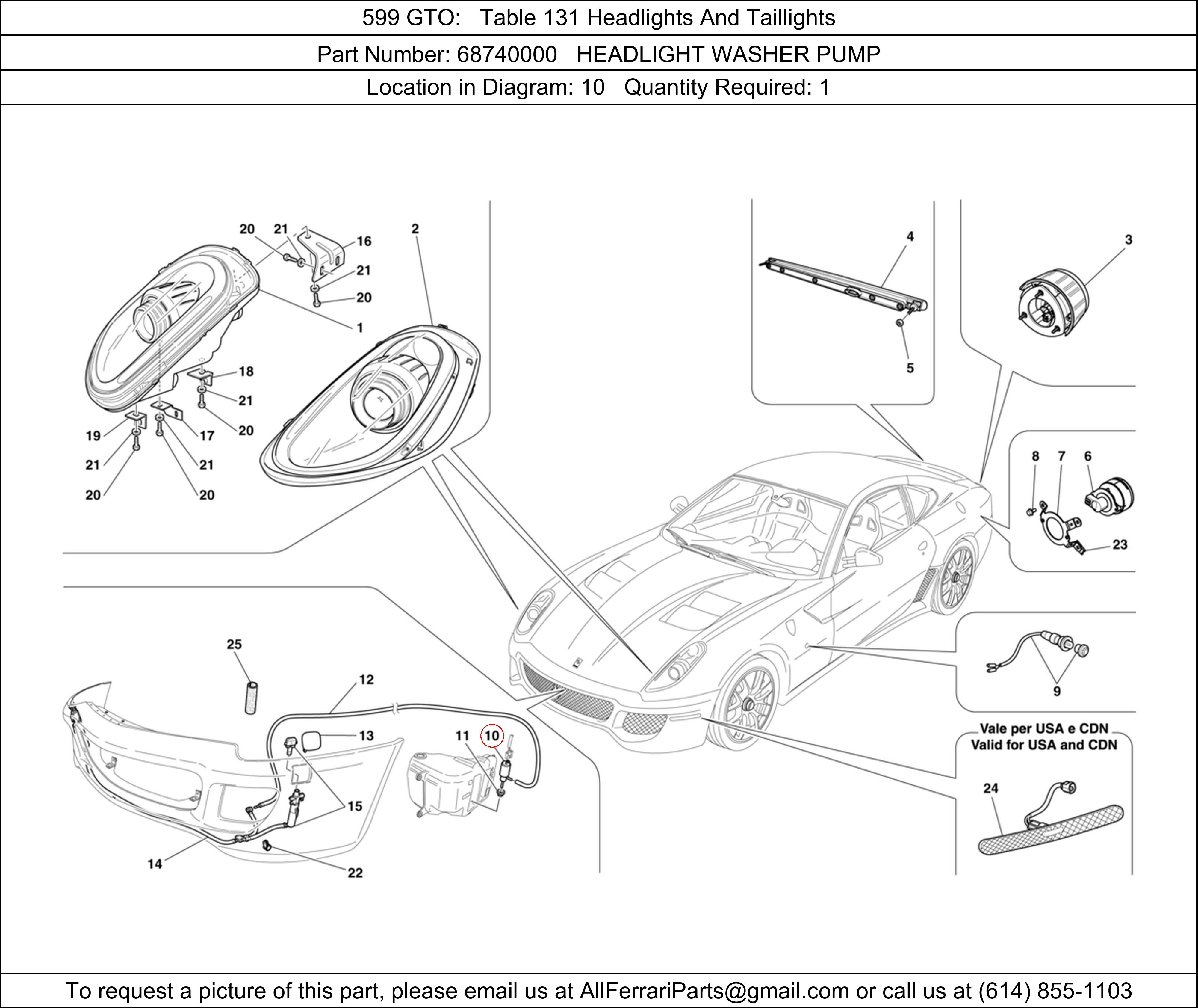 Ferrari Part 68740000