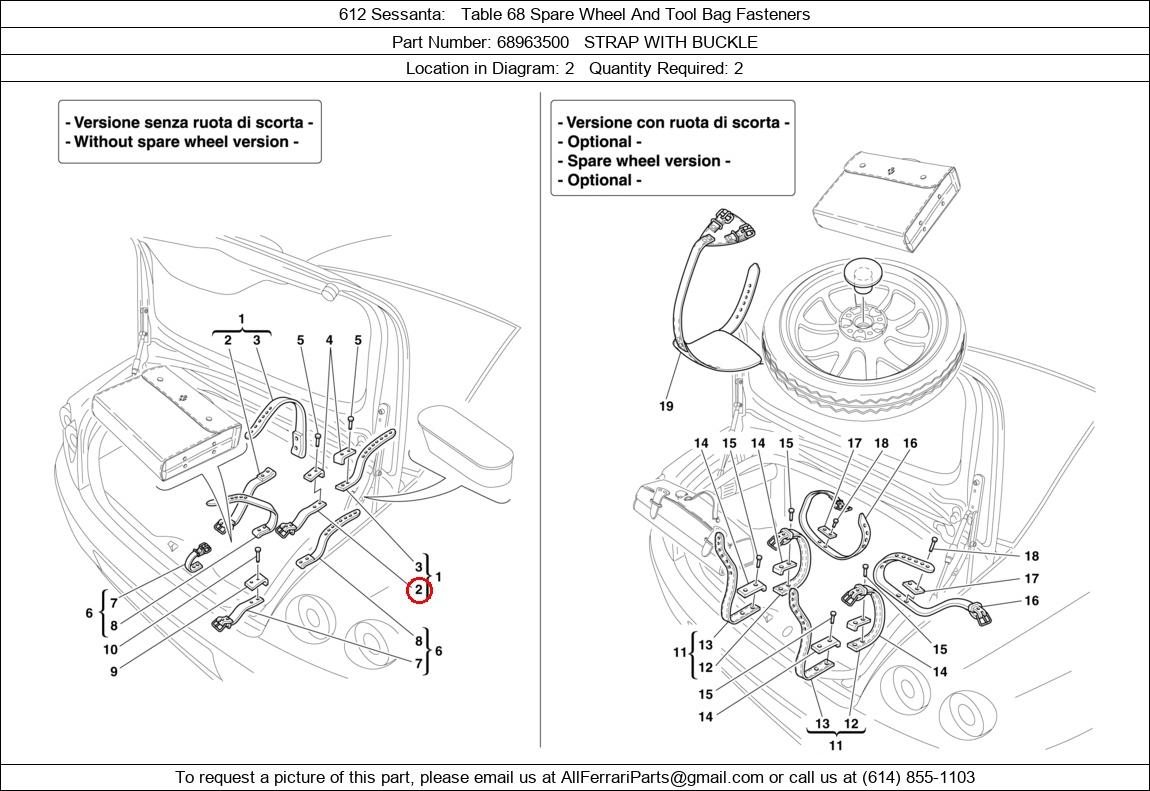 Ferrari Part 68963500