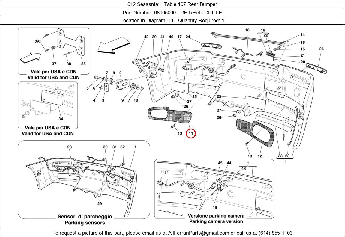 Ferrari Part 68965000