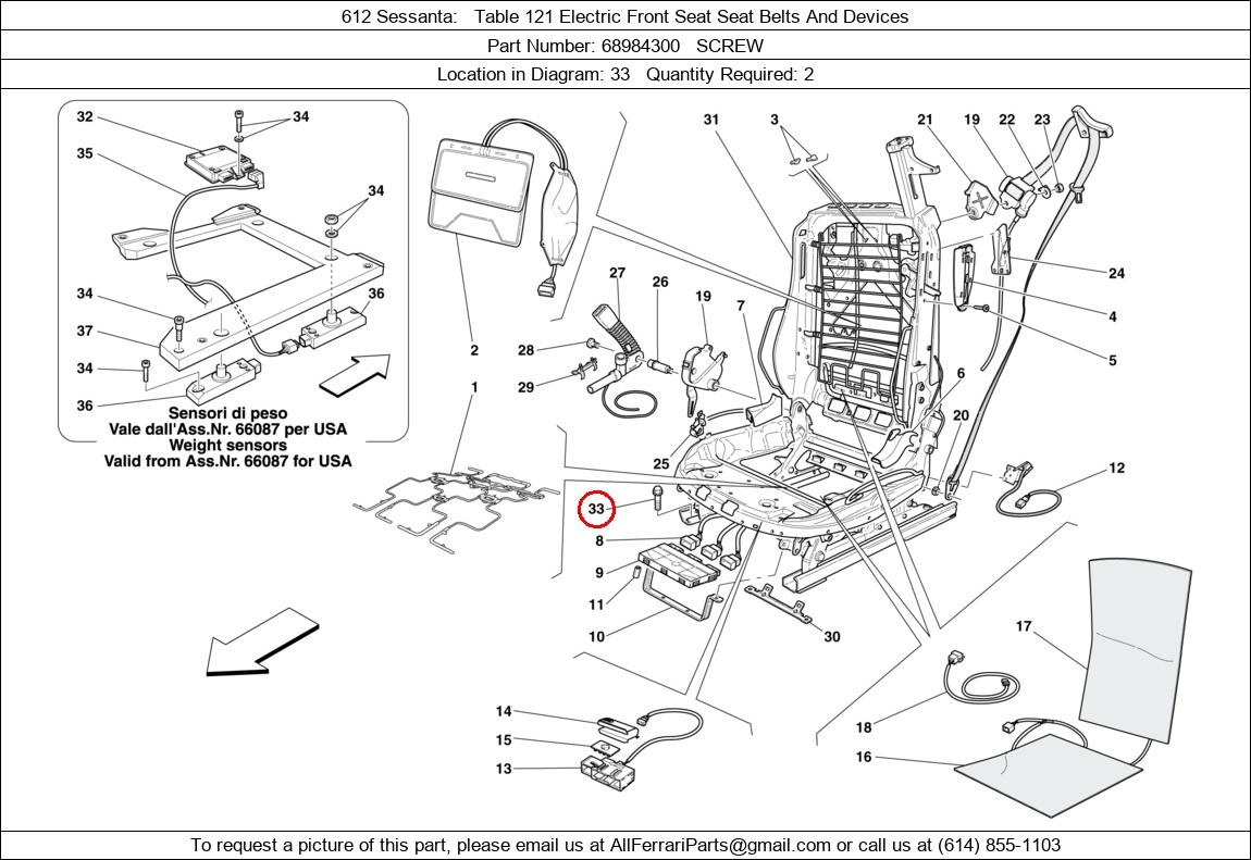 Ferrari Part 68984300